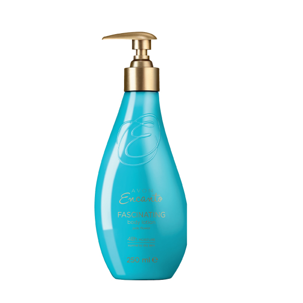 Lait Corporel Riche Avon Encanto Irresistible - 250 Ml - Parfum Héliotrope, Freesia, Framboise - Neuf